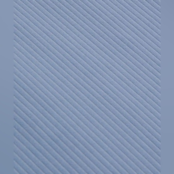 Lululemon All Aligned Ribbed Midi Dress Washed Denim Size 12 Blue - Picture 13 of 13